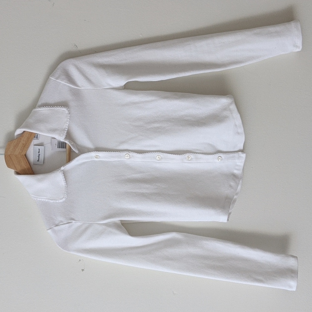 BNWT Sunday best xxs semester cardigan white